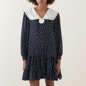 Valetta Dotted Mini Dress