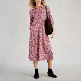 Rua Printed Shirt Dress