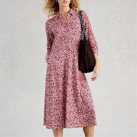Rua Printed Shirt Dress
