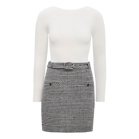 Sabina 2-in-1 Knitted Mini Dress