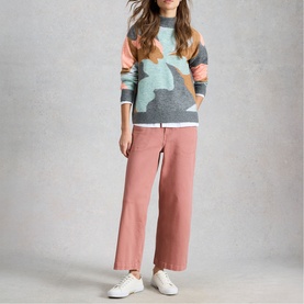 Tia Cropped Wide Leg Jeans