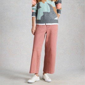 Tia Cropped Wide Leg Jeans