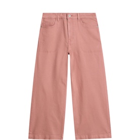 Tia Cropped Wide Leg Jeans