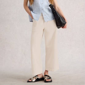 Tia Wide Leg Cropped Jeans