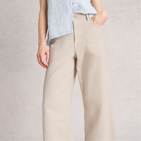 Tia Wide Leg Cropped Jeans