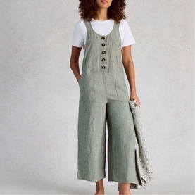 Viola Linen Dungarees
