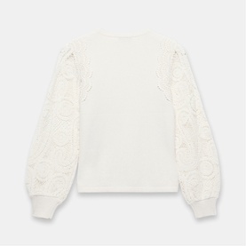 Crochet Sleeve Sweater