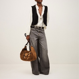 Yusc Oversized Wide Leg Jeans