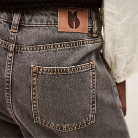 Yusc Oversized Wide Leg Jeans