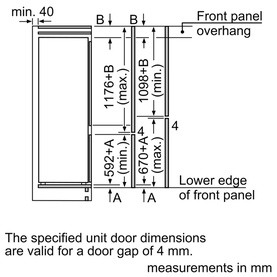 Built-in Fridge-Freezer Combination