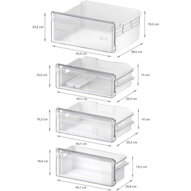 290L Built-in Fridge-Freezer Combination