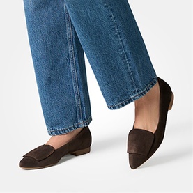 Leather Pointed Flats