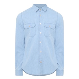 Patch Pocket Denim Shirt