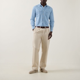 Patch Pocket Denim Shirt