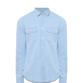 Patch Pocket Denim Shirt