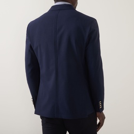 Patch Pocket Double-Breasted Blazer
