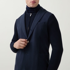Hybrid Knitted Blazer