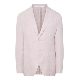 Stripe Single-Breasted Blazer