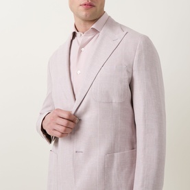 Stripe Single-Breasted Blazer
