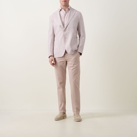 Stripe Single-Breasted Blazer