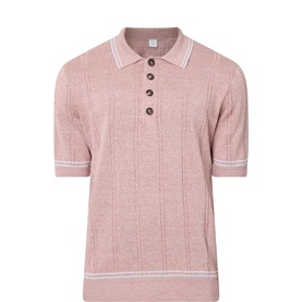 Tipped Knit Polo Shirt