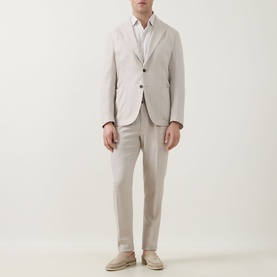 Patch Pocket Single-Breasted Blazer