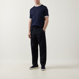 Stripe-Trim T-Shirt