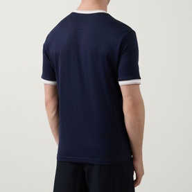 Stripe-Trim T-Shirt