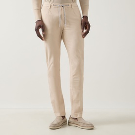 Stretch Tapered Trousers