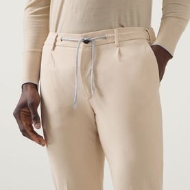 Stretch Tapered Trousers