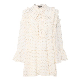 Fanciful Ruffle Mini Dress