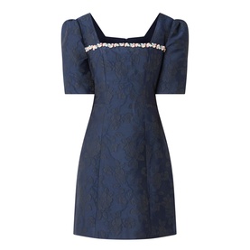 Frame Jacquard Mini Dress