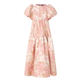 Harmonia Metallic Jacquard Dress