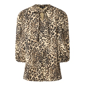 Mirage Leopard Mini Flared Dress