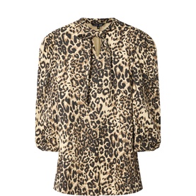 Mirage Leopard Mini Flared Dress