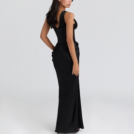 Angeline Satin Hourglass Dress