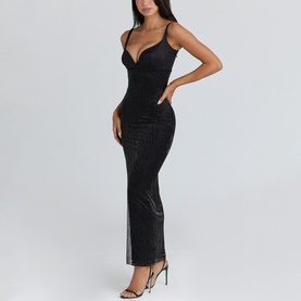 Ari Hand-Beaded Embellished Dress