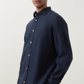 Single-Cuff Linen Shirt