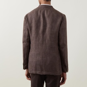Prince of Wales Single-Breasted Blazer