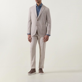Hopsack Single-Breasted Blazer