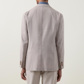 Hopsack Single-Breasted Blazer