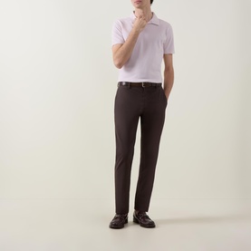 Pique Open Collar Polo Shirt