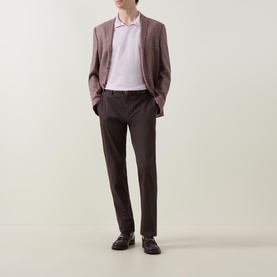 Pique Open Collar Polo Shirt
