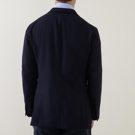 Single-Breasted Hopsack Blazer