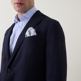 Single-Breasted Hopsack Blazer