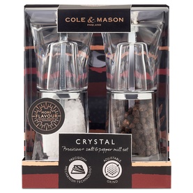 Crystal Salt & Pepper Mill Gift Set