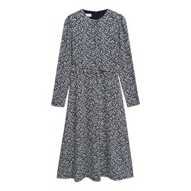 Dakota Abstract Printed Flared Dress