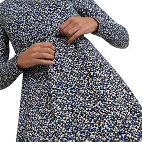 Dakota Abstract Printed Flared Dress