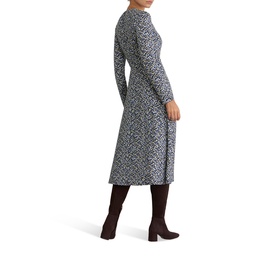 Dakota Abstract Printed Flared Dress