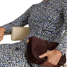 Dakota Abstract Printed Flared Dress